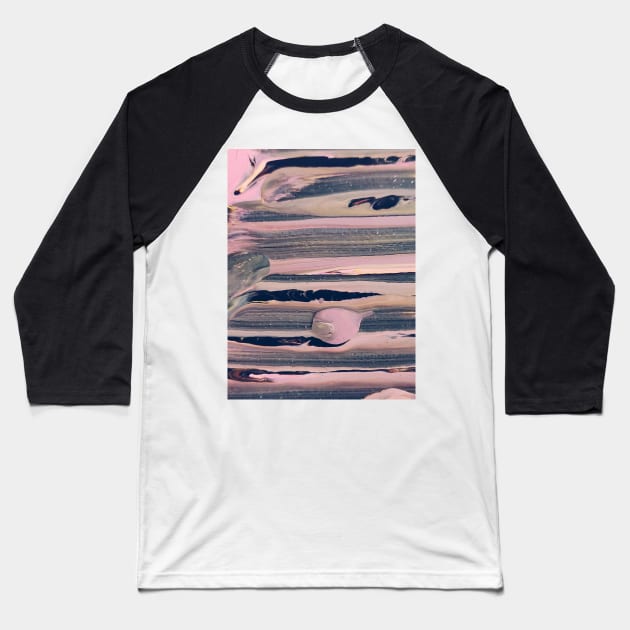 Pastel Oasis Baseball T-Shirt by aestheticand